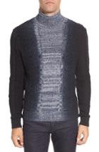 Men's Vince Camuto Gradient Fade Turtleneck Sweater, Size - Black