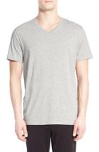 Men's Vince Pima Cotton V-neck T-shirt, Size - Grey