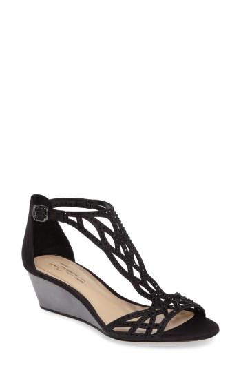 Women's Imagine By Vince Camuto 'jalen' Wedge Sandal .5 M - Black