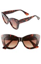 Women's Bp. 65mm Cat Eye Sunglasses - Tort/ Brown