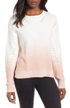 Women's Caslon Shaker Stitch Cotton Sweater - Ivory
