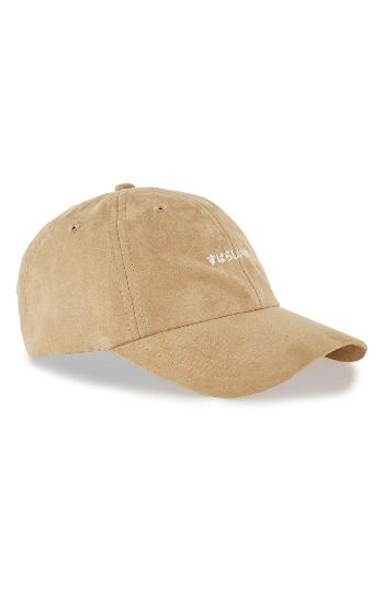 Men's Topman Japanese Subarashi Wonderful Ball Cap - Beige