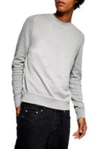 Men's Topman Marl Crewneck Sweater - Ivory