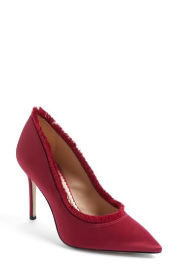 Women's Sam Edelman Halan Pointy Toe Pump M - Red