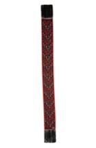 Valentino Garavani Lipstick Waves Skinny Silk Scarf, Size - Black