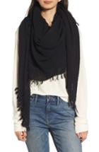 Women's Treasure & Bond Knotted Tassel Scarf, Size - Black