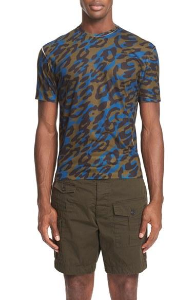 Men's Dsquared2 Leopard Print T-shirt