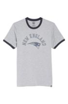 Men's '47 New England Patriots Ringer T-shirt - Grey