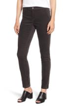 Women's Nic + Zoe Stretch Velvet Skinny Pants - Grey