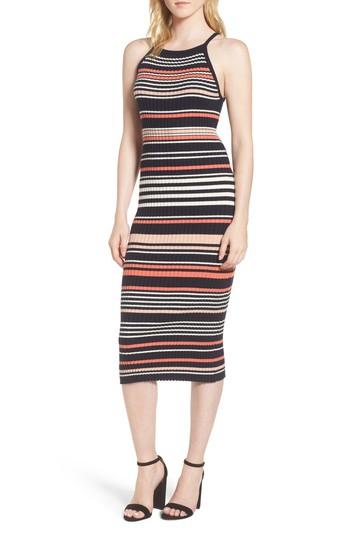 Women's Cupcakes And Cashmere Dani Sweater Knit Midi Dress - Blue
