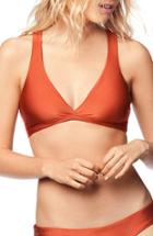 Women's Maaji Shimmering Valley Reversible Fixed Halter Bikini Top