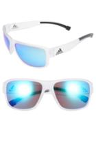 Women's Adidas Jaysor 60mm Sunglasses - Crystal Clear/ Blue Mirror