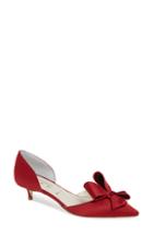 Women's Something Bleu Cliff Bow D'orsay Pump M - Red