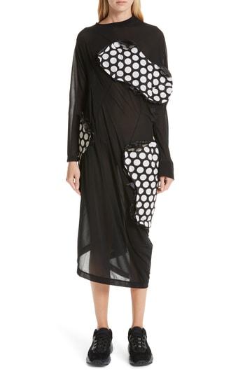 Women's Comme Des Garcons Asymmetrical Dress - Black