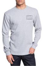 Men's Quiksilver Worldwide Thermal T-shirt - Grey