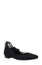 Women's J. Renee Zurina Lace-up Flat B - Black