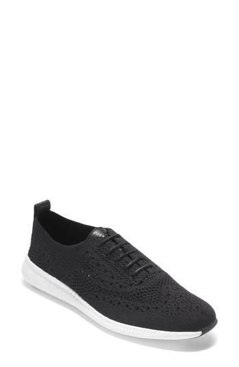 Women's Cole Haan 2.zer?grand Stitchlite Wingtip Sneaker B - Black
