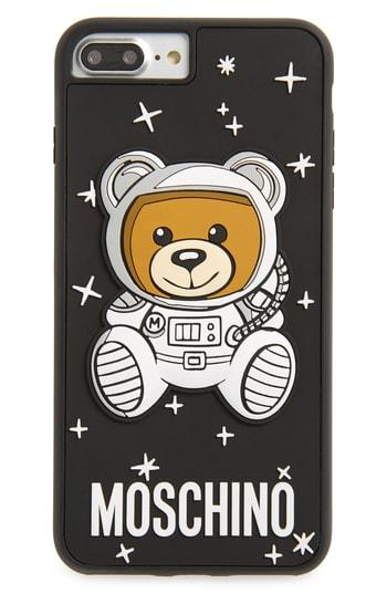 Moschino Ufo Teddy Iphone 6/6s/7/8 Case - Black