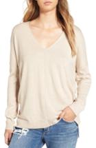 Women's Leith V-neck Sweater, Size - Brown
