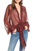 Women's Free People Star Dazed Scarf Wrap, Size - Red