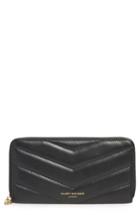 Women's Kurt Geiger London Zip Around Leather Wallet - Black