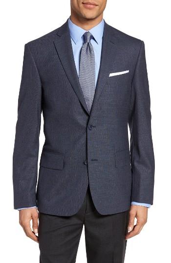 Men's Nordstrom Men's Shop Classic Fit Wool Blazer R - Blue