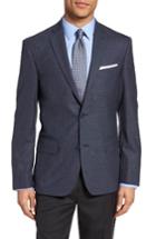 Men's Nordstrom Men's Shop Classic Fit Wool Blazer R - Blue