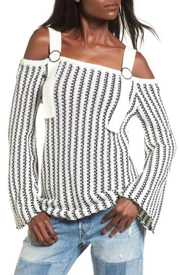 Women's Moon River Buckle Strap Sweater
