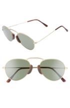 Men's L.g.r. Agadir 54mm Sunglasses - Black Matte/ Brown/ Green