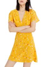 Women's Madewell Belladonna Silk Dress - Orange