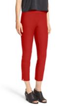 Women's Eileen Fisher Notch Cuff Slim Crop Pants - Red