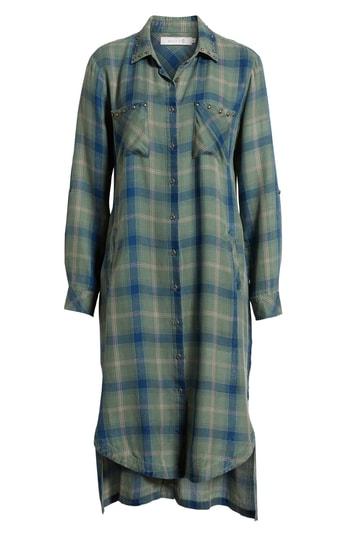 Women's Billy T Maxi Shirtdress - Green