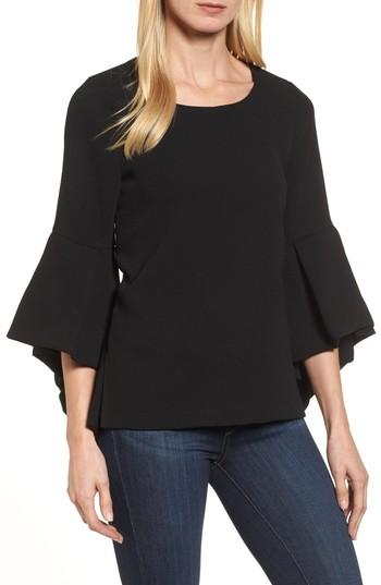 Women's Pleione Bell Sleeve High/low Top