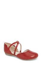 Women's Josef Seibel Fiona 41 Flat -5.5us / 36eu - Red