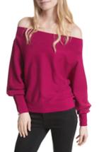Women's Free People Hide And Seek Off The Shoulder Sweater - Pink