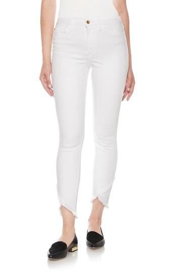 Women's Joe's Flawless - Charlie High Waist Tulip Hem Ankle Skinny Jeans - White
