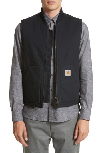 Men's Carhartt Work In Progress Canvas Vest - Blue