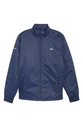 Men's Lacoste Herringbone Zip-up Jacket