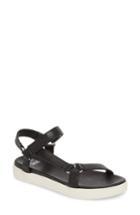 Women's Jane And The Shoe Jade Perforated Sport Sandal M - Black