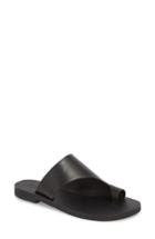 Women's Topshop Florence Toe Post Sandal .5us / 37eu M - Black