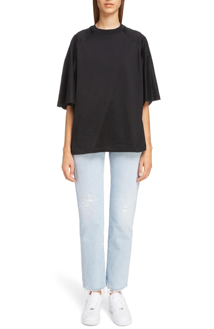 Women's Toga Silkete Jersey Tee Us / 36 Fr - Black