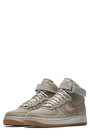 Women's Nike Air Force 1 High Top Sneaker .5 M - Beige
