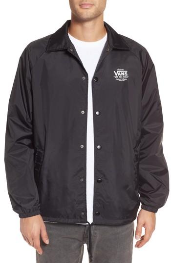 Men's Vans Torrey Water Resistant Jacket, Size - Black
