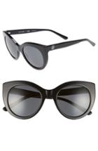 Women's Tory Burch 51mm Cat Eye Sunglasses - Tortoise/ Navy Gradient