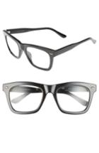 Men's 1901 Julian 55mm Square Sunglasses - Black/ Clear
