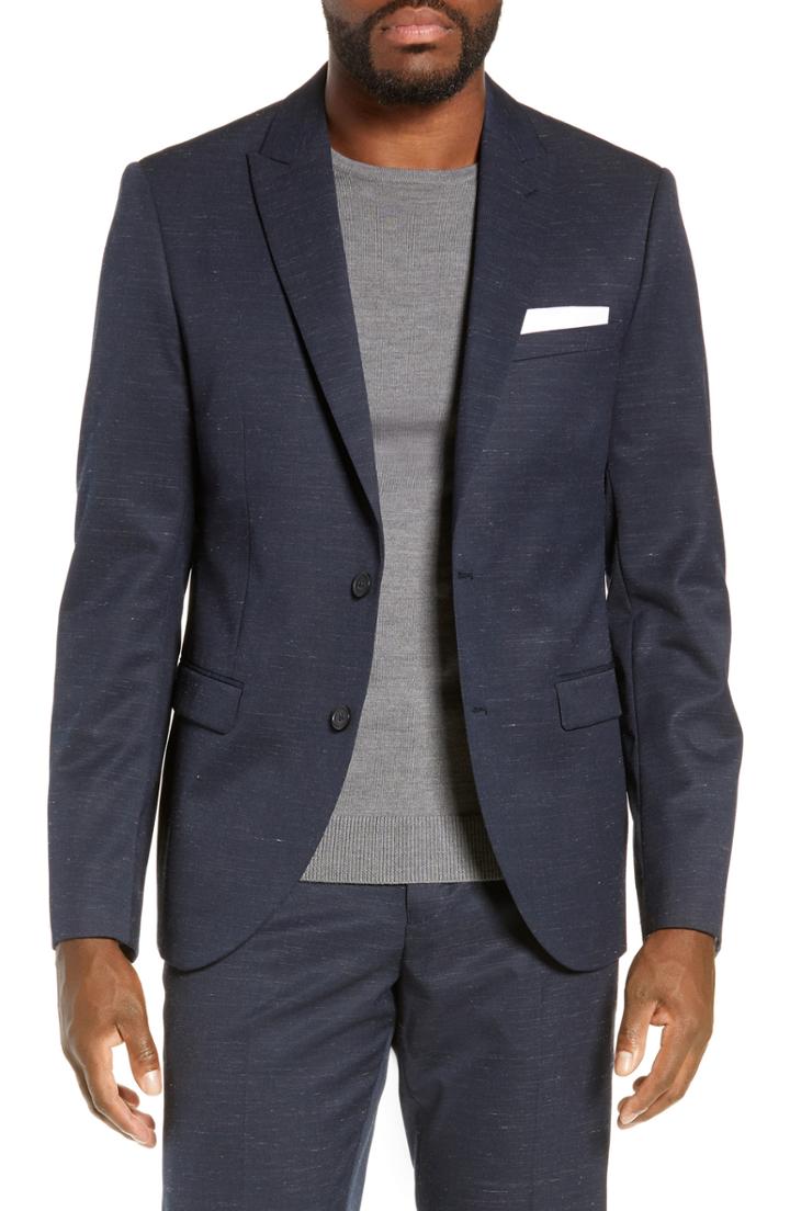 Men's Calibrate Extra Trim Fit Suit Coat S - Blue