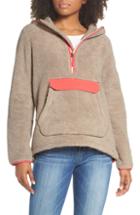 Women's The North Face Campshire High Pile Fleece Pullover Hoodie - Beige