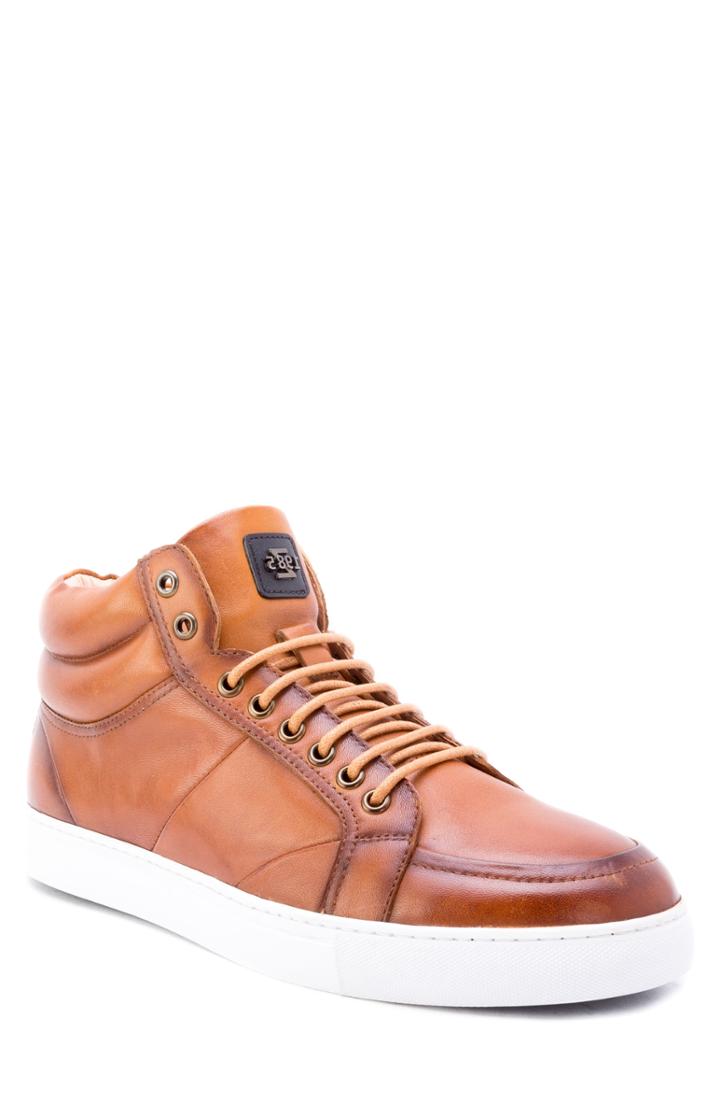 Men's Zanzara Tassel Mid Top Sneaker .5 M - Brown