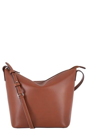 Lodis Los Angeles Camilla Rfid Leather Crossbody Bucket Bag - Brown
