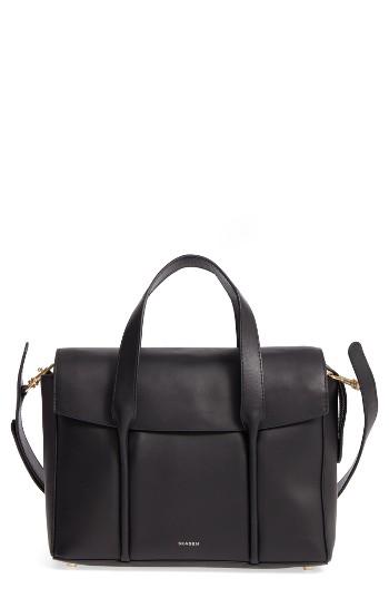 Skagen Beatrix Leather Satchel - Black